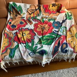 Tory Burch Painted Pareo/ Sarong